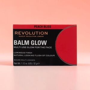 Revolution Multi Use Balm Glow For The Face In Peach Bliss 1.12oz NWT